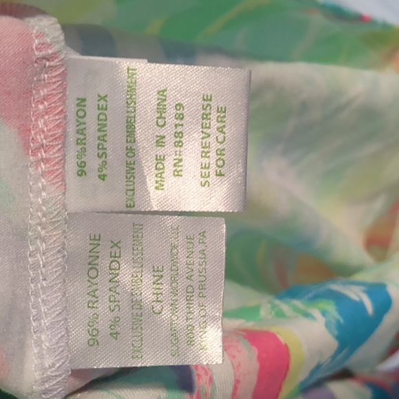 Lilly Pulitzer Neon Multi-Color Print Romper | Size Small - Picture 6 of 7
